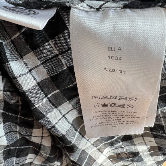 Ganni Seersucker Gingham Maxi Dress - Picture 7 of 8